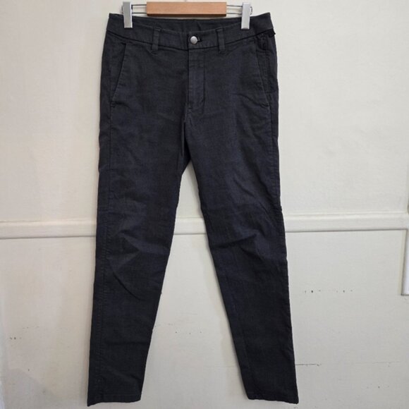 Lululemon Commission Pant Slim *Oxford Black / White - Picture 2 of 9